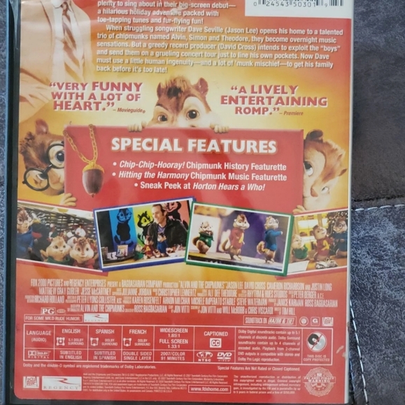 DVD Movie Kids and Family Alvin and the Chipmunks - Picture 2 of 2